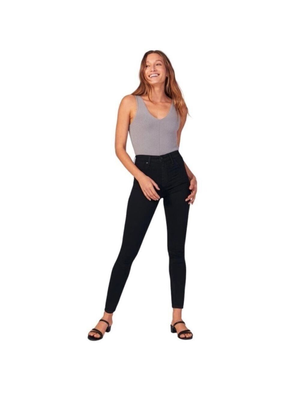 Abercrombie & Fitch Simone High Rise Super Skinny Black Jeans, size 29/8R